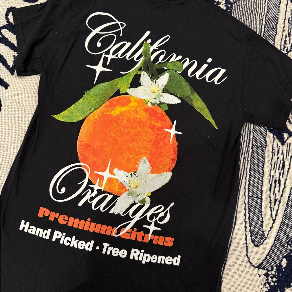 California Oranges Premium Citrus Tee - Black